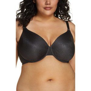 NATORI Conform Full Convertible Underwire T-Shirt Bra Black 34D #731165 NEW